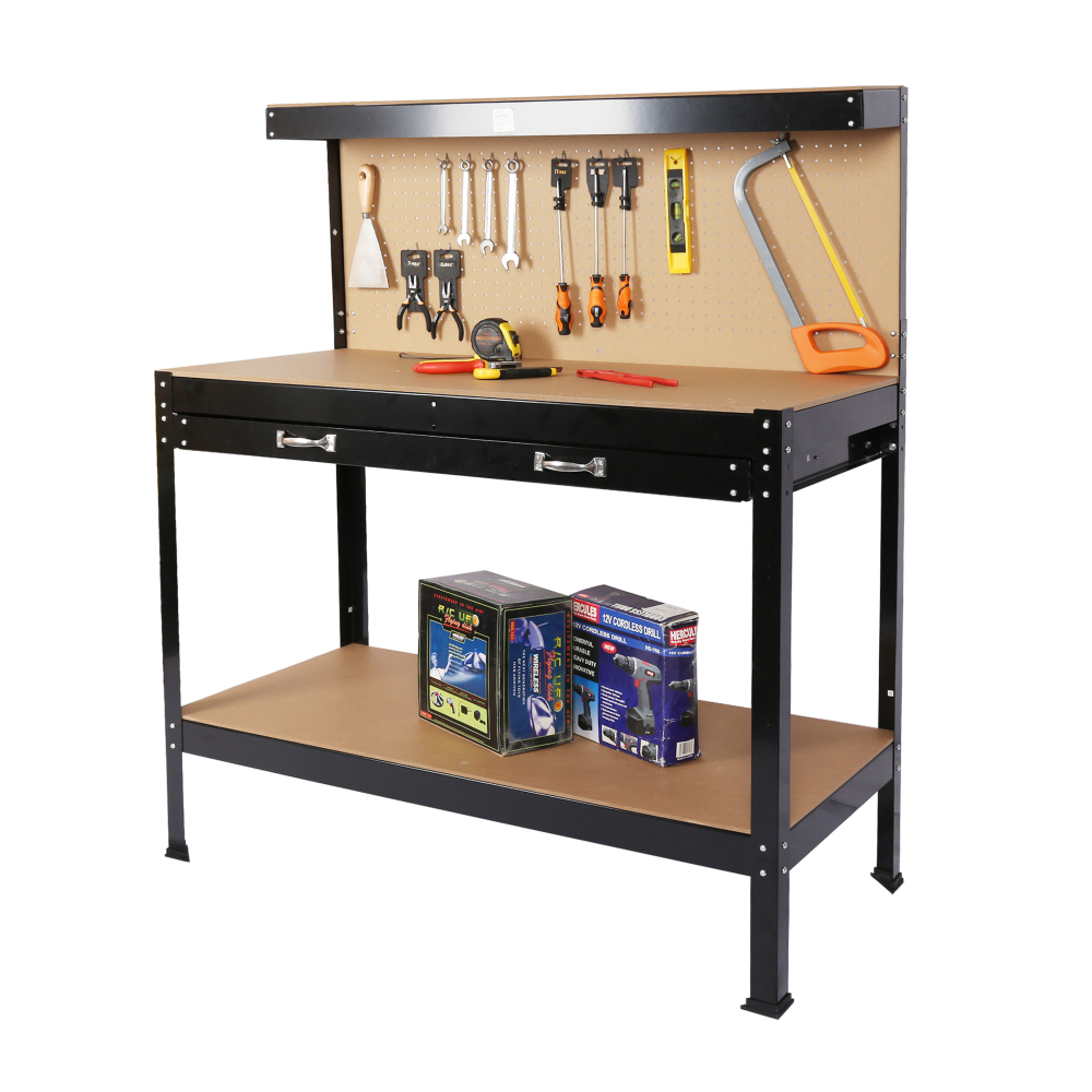 Workshop Tools Table - Banco da Lavoro in Acciaio con