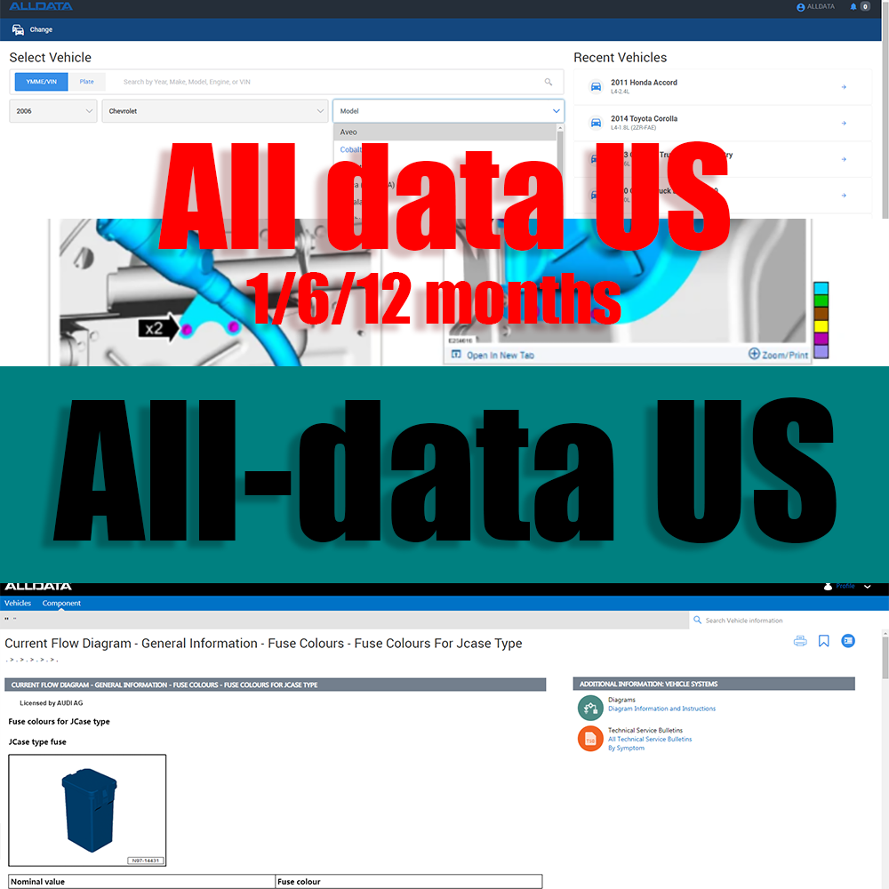 Workshop Tools Online - 2026 Alldata US Versione Completa Online: