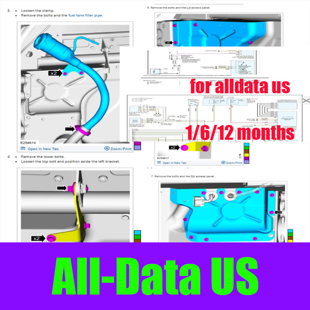 Workshop Tools Online - Account Online 2026 per Alldata US