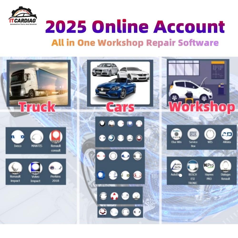 Workshop Tools Online - Account Online 2026 per Aut0-data Auto'