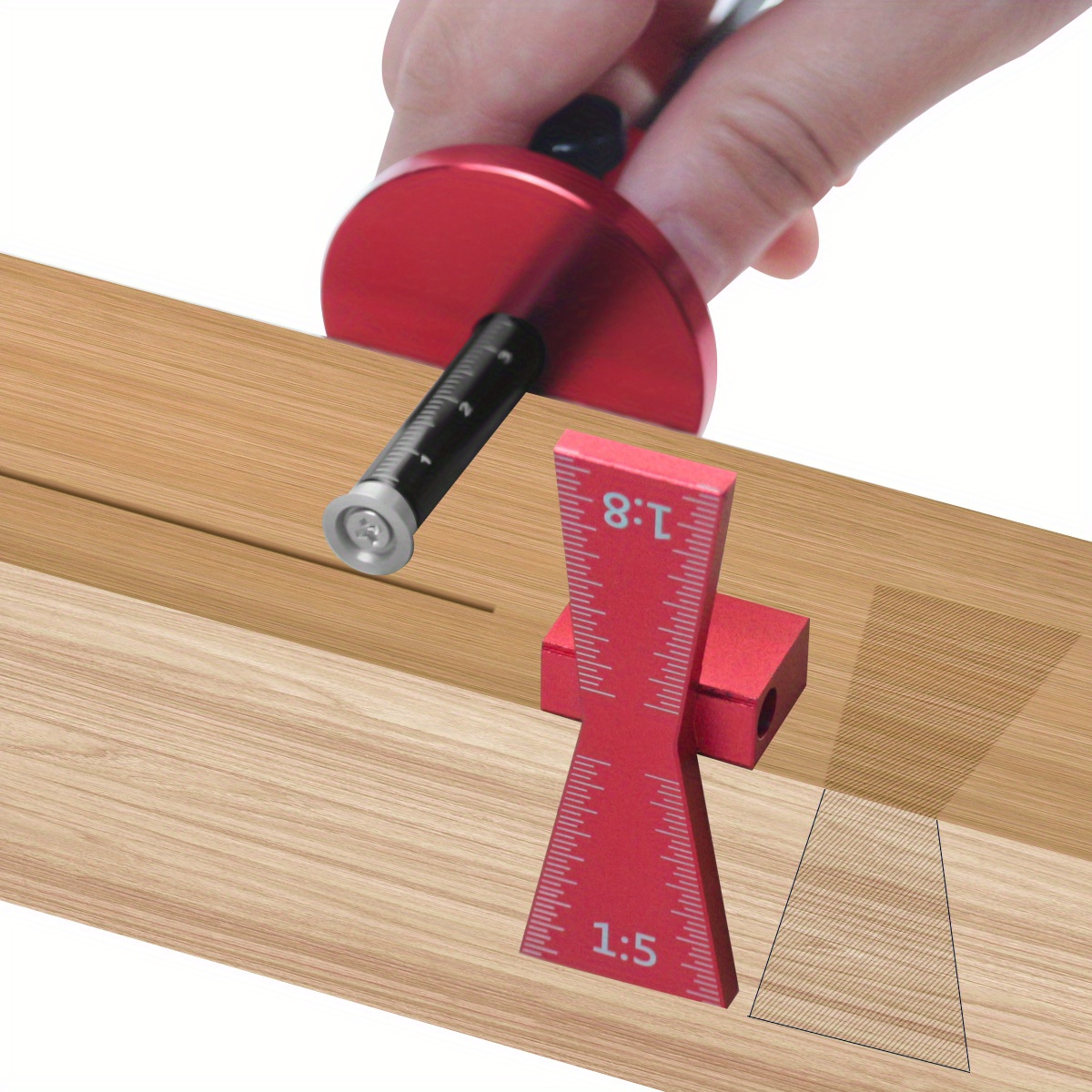 Dovetail Marking Guide - Calibro per marcatura ruota Indicatore guida