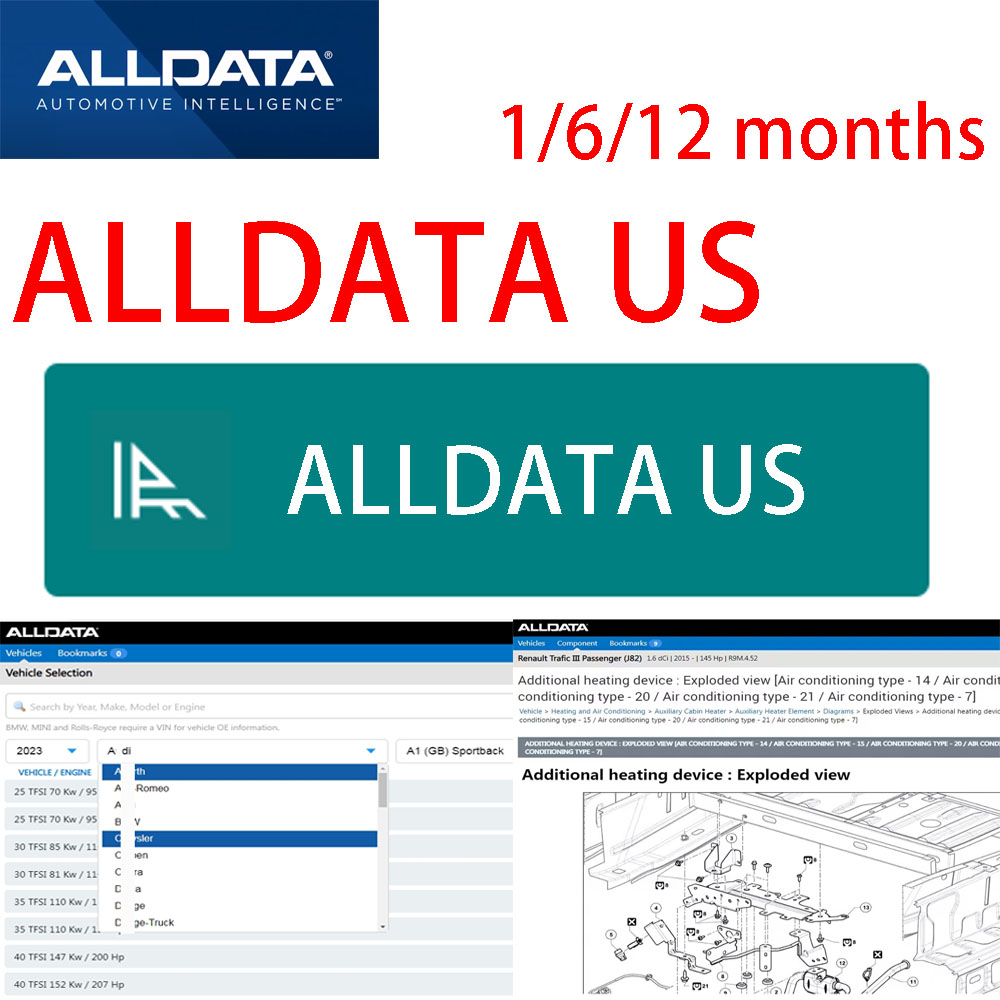 Workshop Tools Online - Nuovissimo Account Online Alldata US Versione