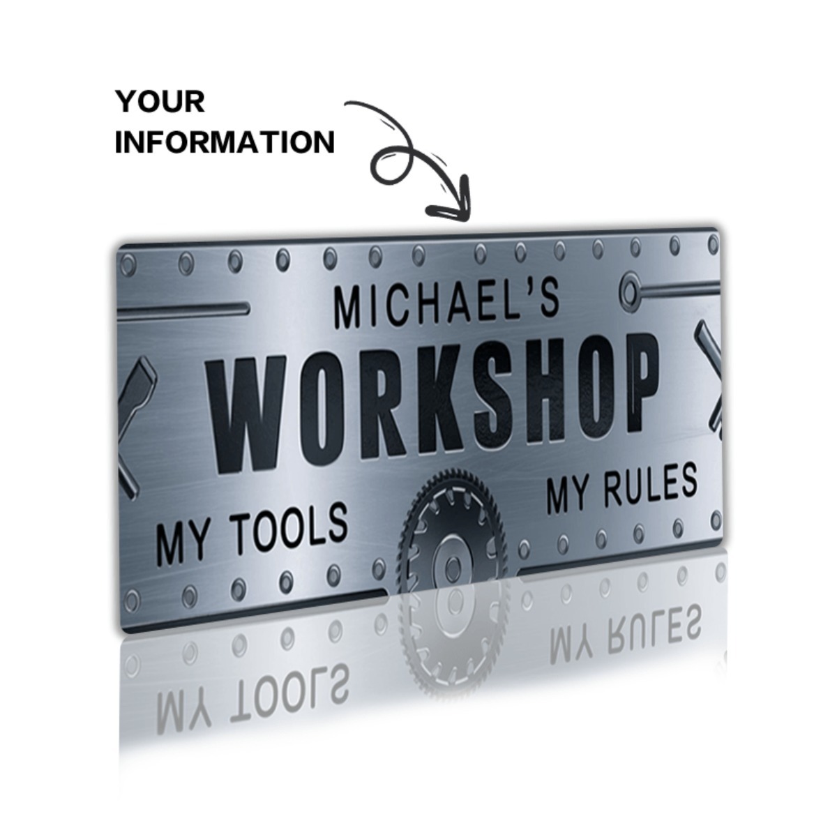Targa in Alluminio Personalizz - Workshop Tools Name recensione e prezzo