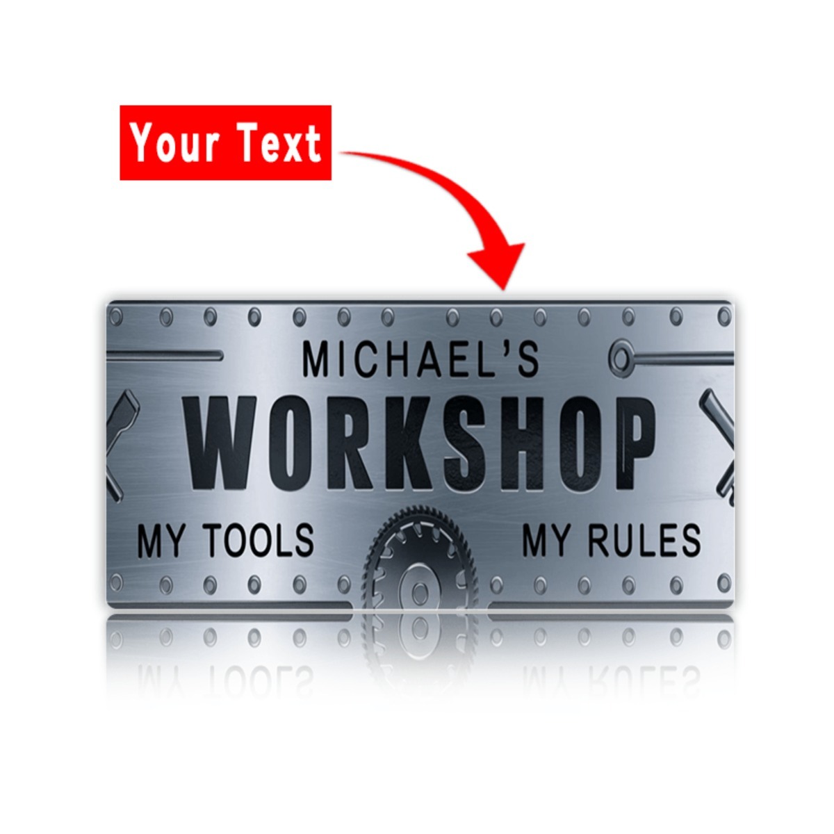 Targa in Alluminio Personalizz - Workshop Tools Name recensione e prezzo