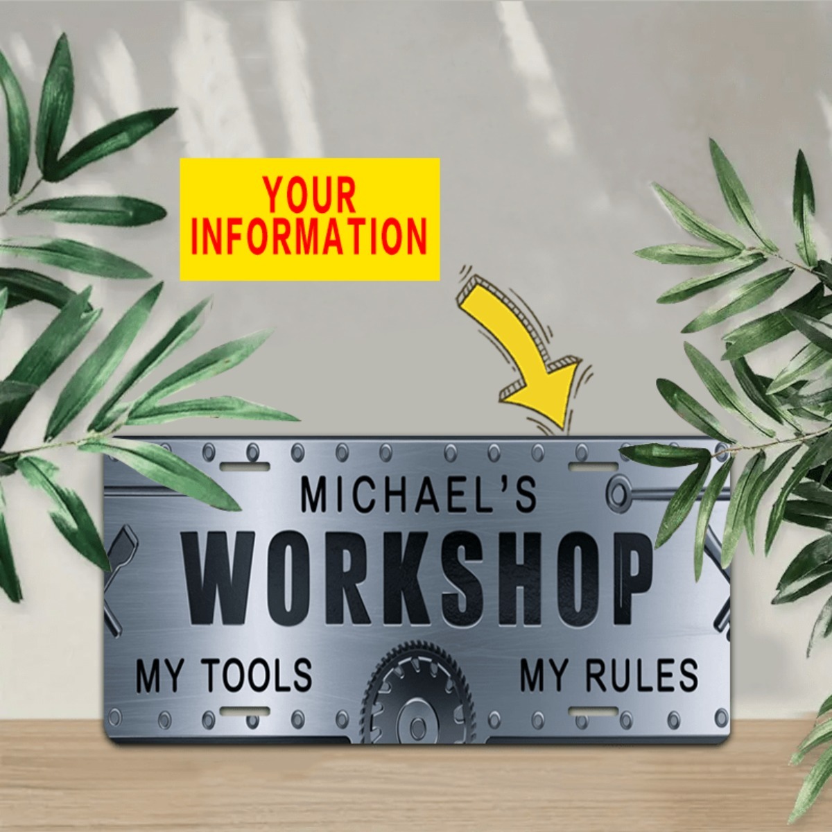 Targa in Alluminio Personalizz - Workshop Tools Name recensione e prezzo