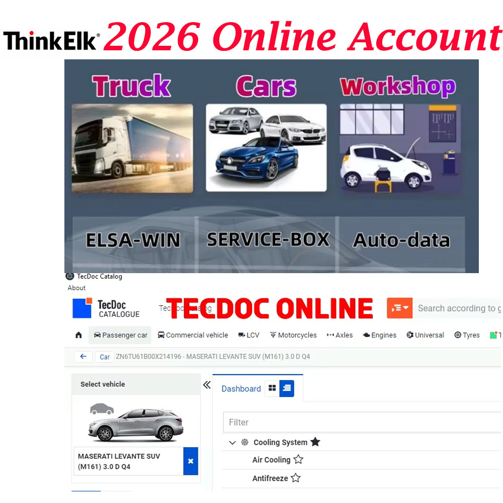 Account Online 2026 per Softwa - Workshop Tools Online recensione e prezzo