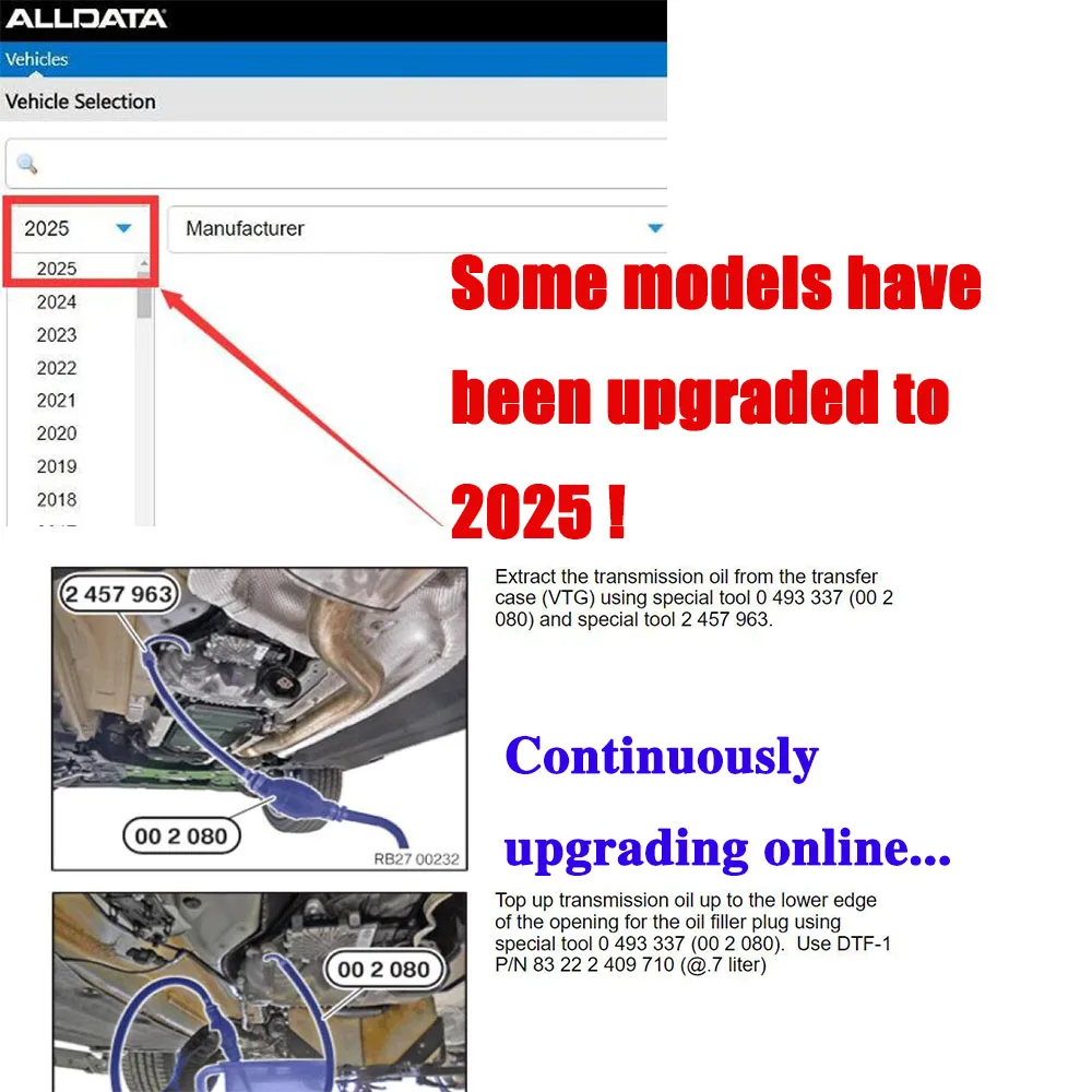 2027 Alldata CAR Data: Softwar - Workshop Tools Online recensione e prezzo