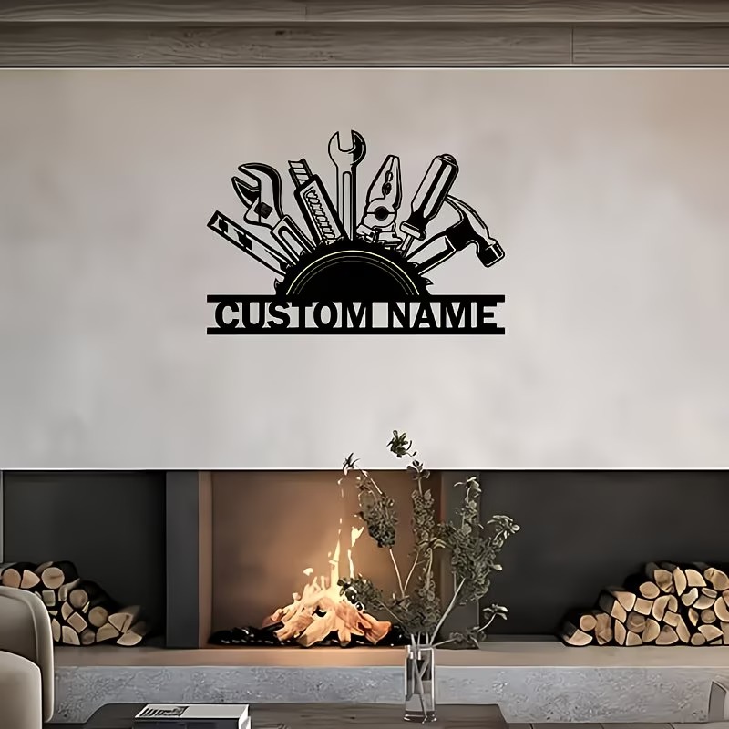 Decorazione Murale in Metallo  - Workshop Tools Name recensione e prezzo